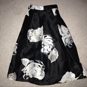 Fancy Two-Piece black floral set